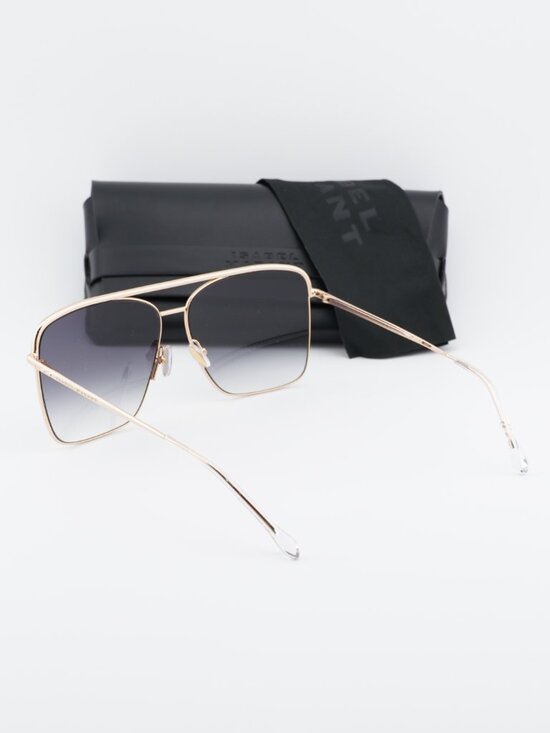 Isabel Marant IM 0118/S 0000 9O Square Sunglasses - Gold / Grey main image 8